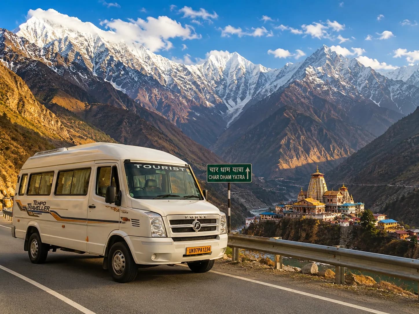 Char Dham Yatra Deluxe Road Tour